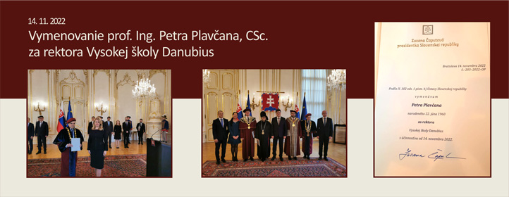 Menovanie prof. Ing. Petra Plavčana, CSc.